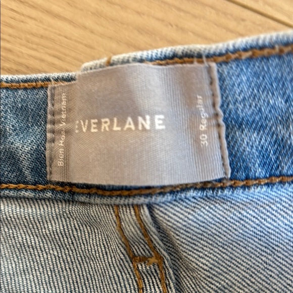 Everlane Light Blue Classic Straight Leg Denim Jeans 30 Regular 0098 - Picture 10 of 11